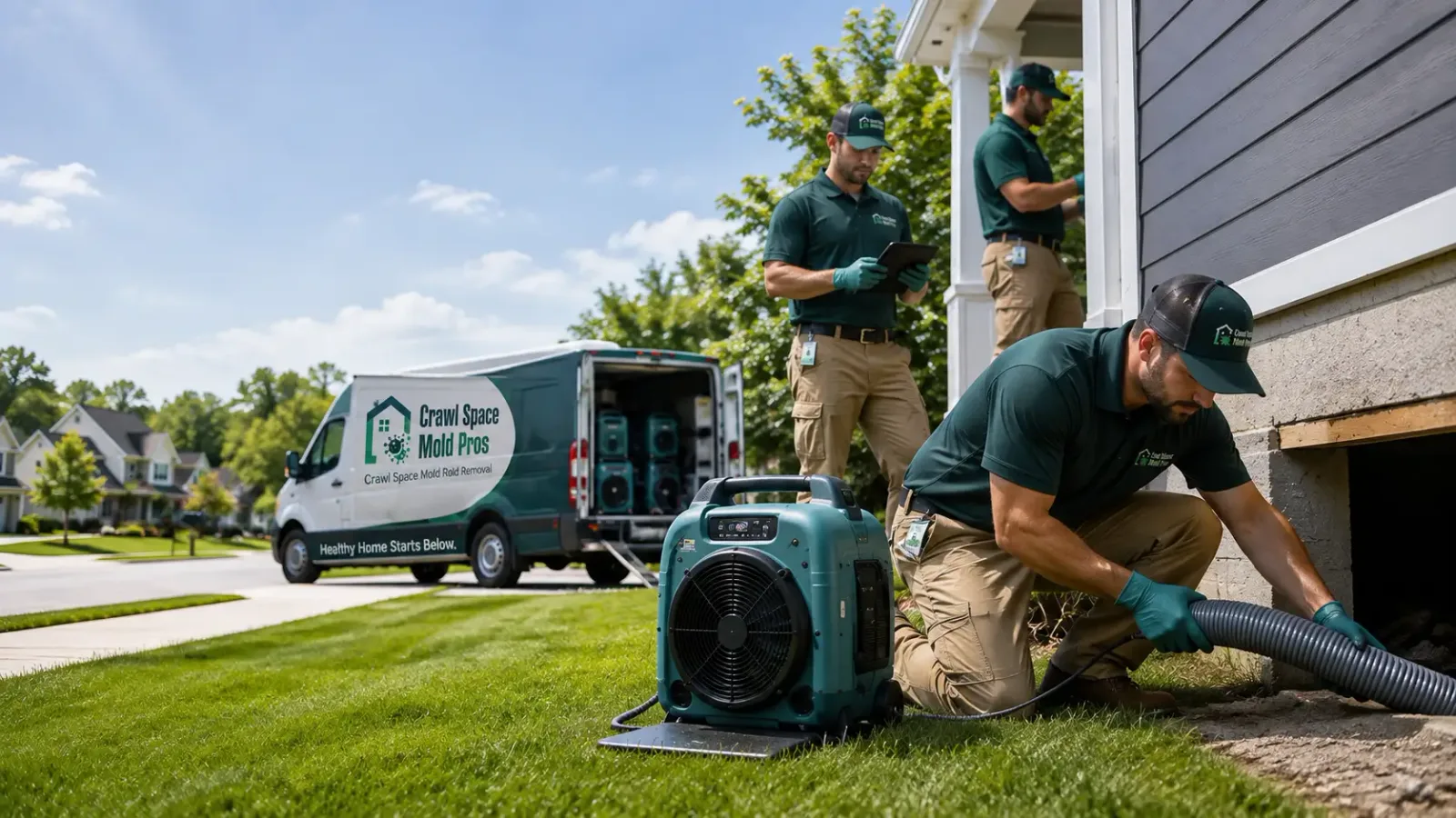 Crawl Space Mold Removal in Prophetstown, IL
